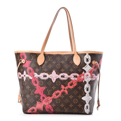 louis vuitton neverfull mm rose ballerine monogram|louis vuitton damier azur neverfull.